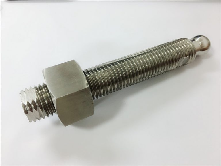 pielāgoti augstas kvalitātes cnc virpas virpošanas titāna lodīšu tapas stiprinājumi